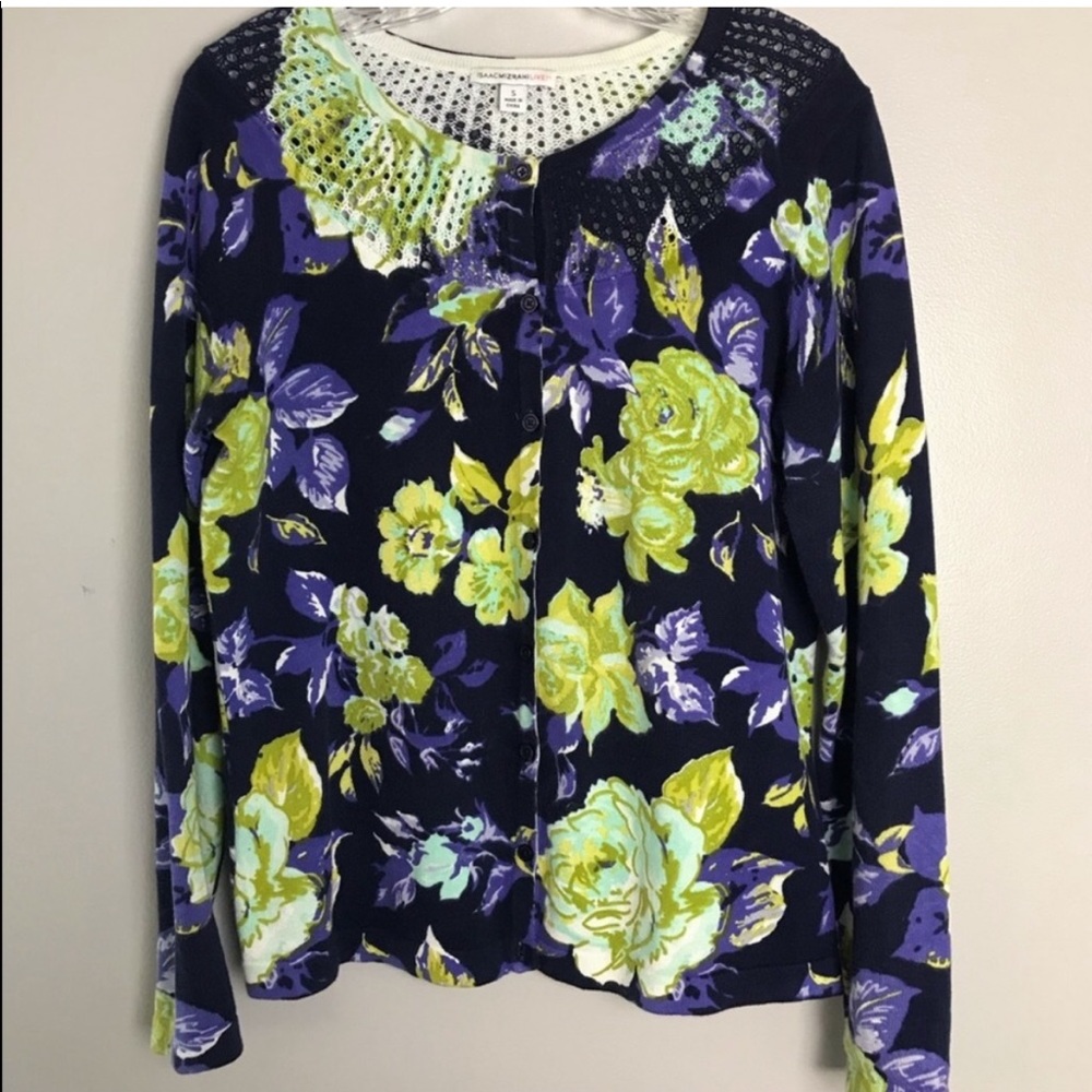 Button Up Cardigan Grandma Chic Isaac Mizrahi
